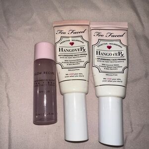 Too Faced Hangover Primer Set with Pink Glow Recipe